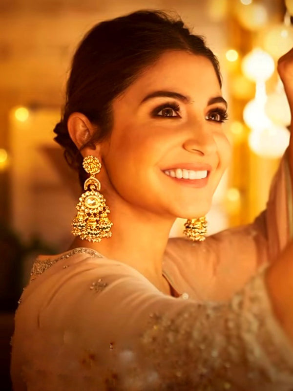 Anushka Sharma in Mortantra Earrings