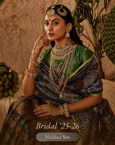 Luxury bridal kundan jewelry collection by Mortantra