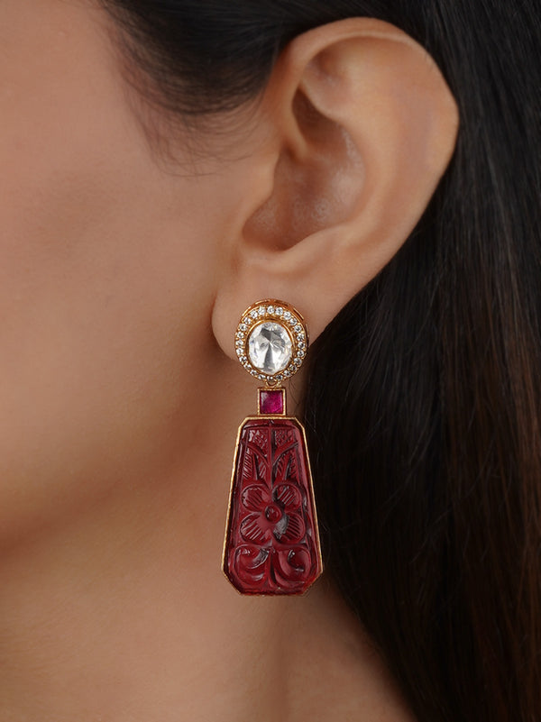 Gold Plated Contemporary Earrings - CC-EAR20