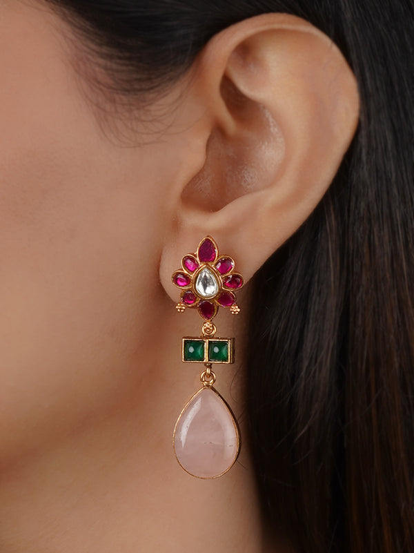 Gold Plated Contemporary Earrings - CC-EAR21