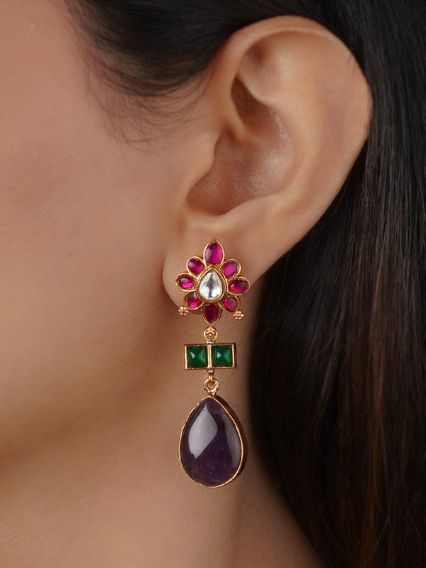 Gold Plated Contemporary Earrings - CC-EAR21