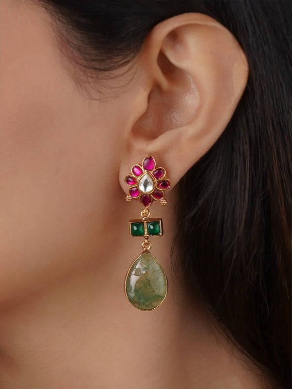 Gold Plated Contemporary Earrings - CC-EAR21