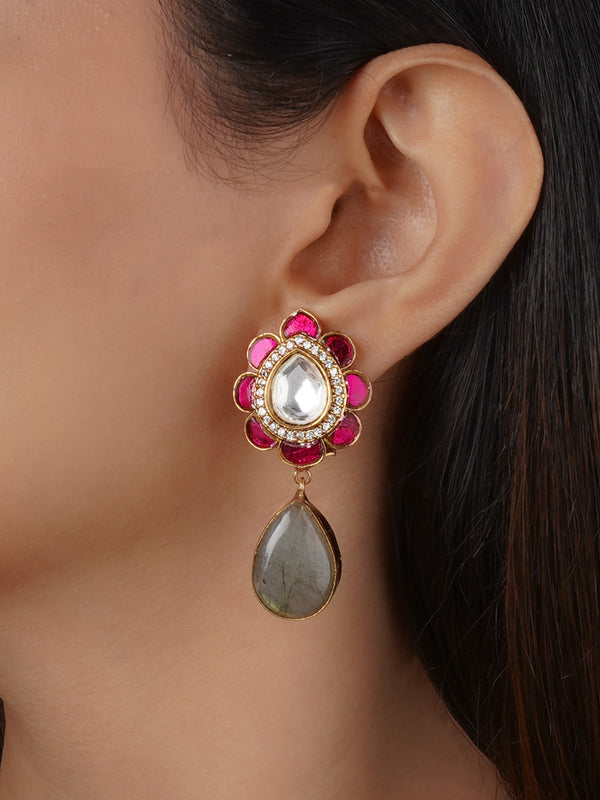 Gold Plated Contemporary Earrings - CC-EAR22