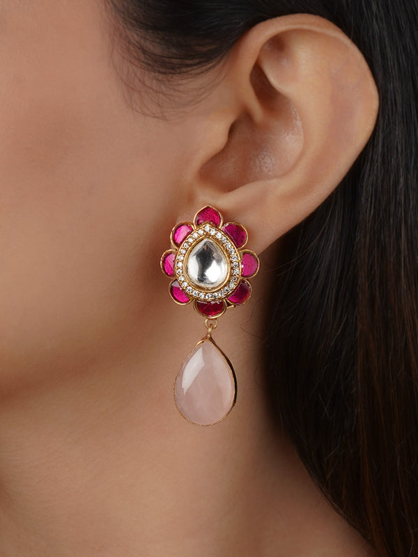 Gold Plated Contemporary Earrings - CC-EAR22