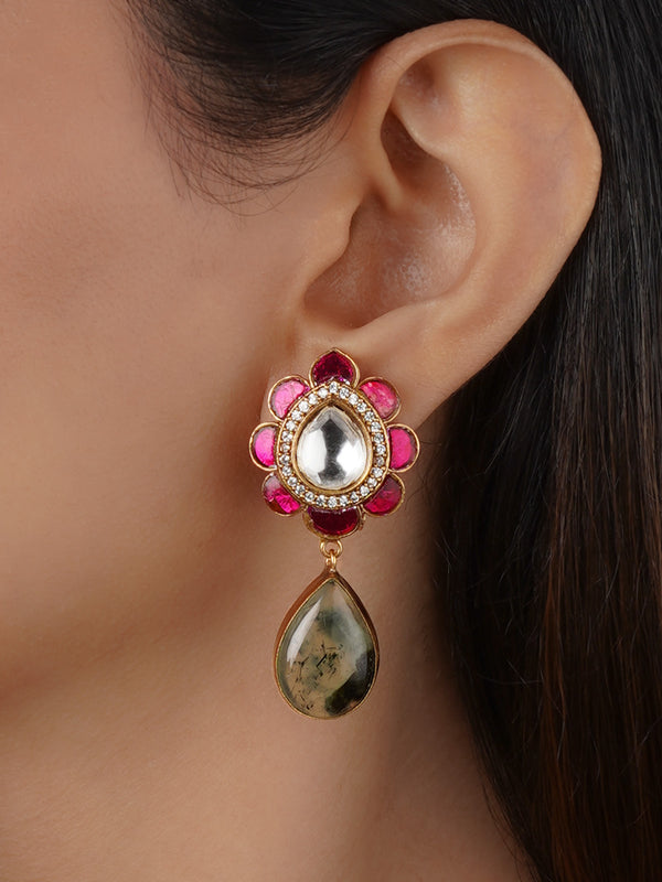 Gold Plated Contemporary Earrings - CC-EAR22