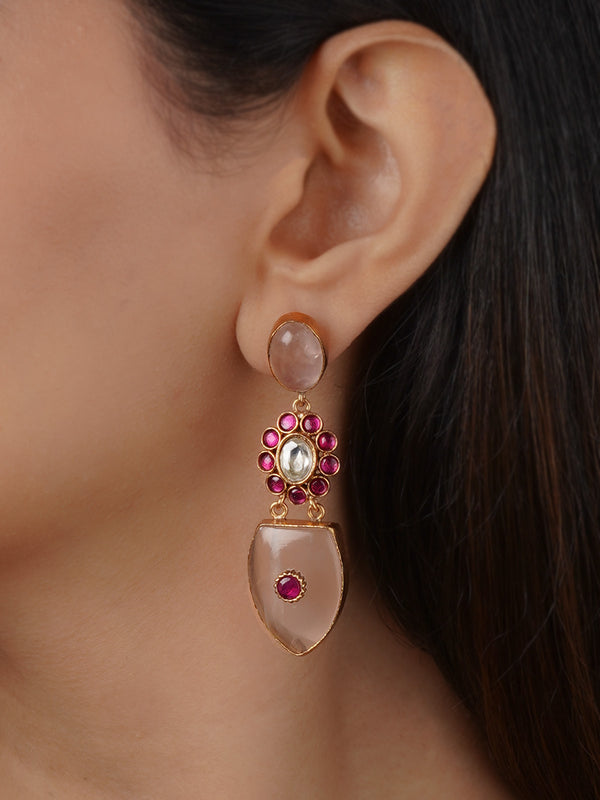 Gold Plated Contemporary Earrings - CC-EAR23