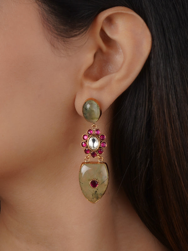 CC-EAR23 - Gold Plated Contemporary Earrings