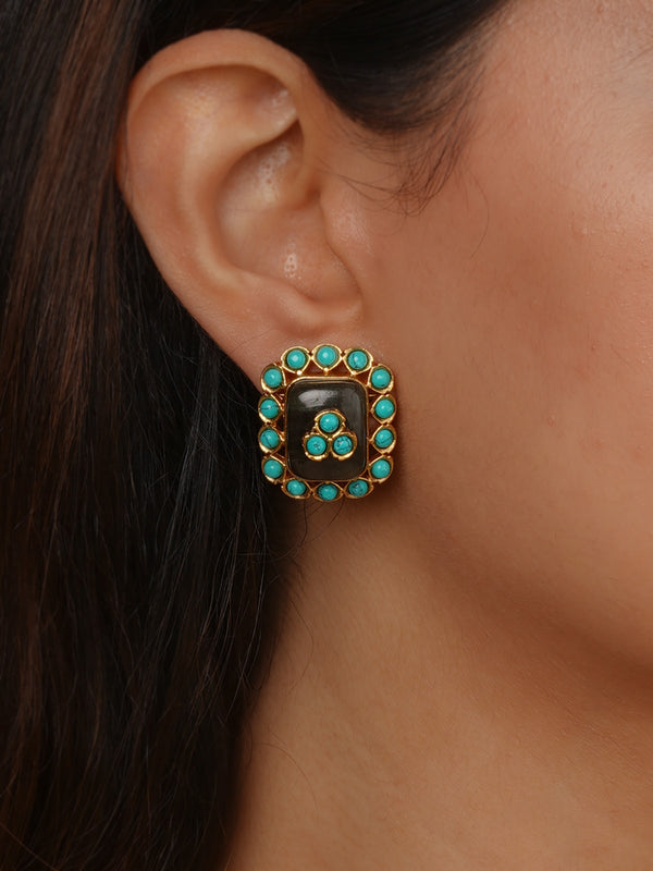 Gold Plated Contemporary Earrings - CC-EAR30