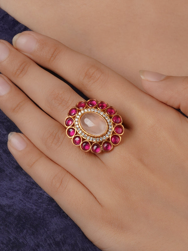 CC-RNG10 - Gold Plated Contemporary Ring