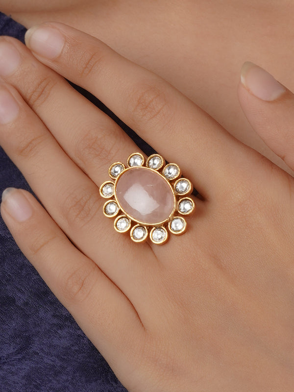 CC-RNG9 - Gold Plated Contemporary Ring