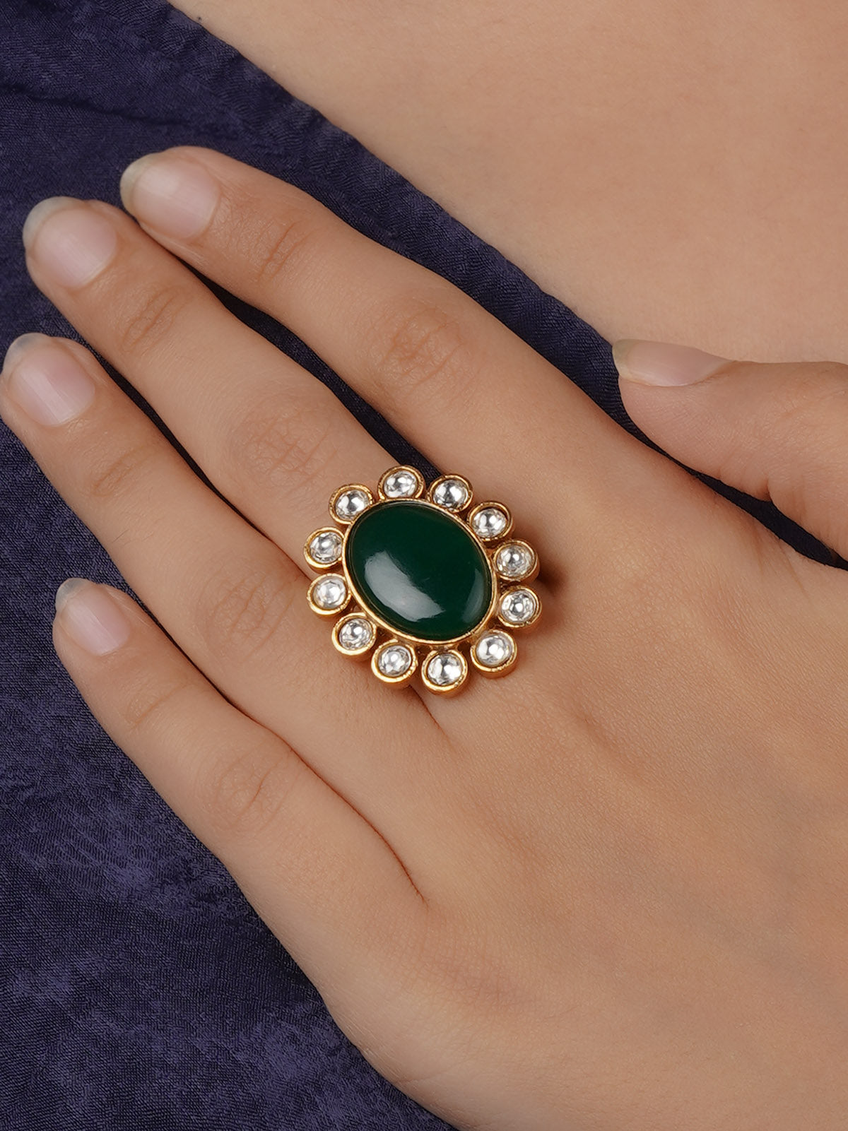 HANDMADE RING,Kundan Ring, Jadau, Indian Gold Plated Ring, Uncut Kundan Polki buying Ring, 22k Gold Plated Jewelry, Statement Ring, Sabyasachi Ring