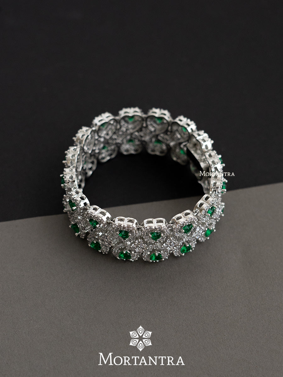 CZBRAC60GR - Faux Diamond Bracelet