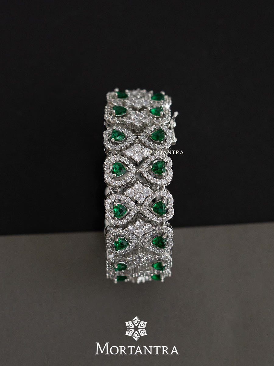 CZBRAC60GR - Faux Diamond Bracelet