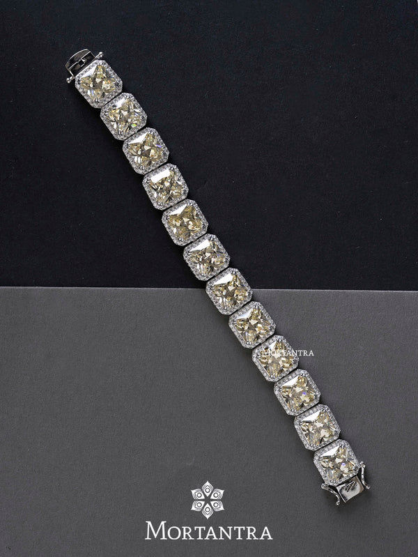 CZBRAC85Y - Faux Diamond Bracelet