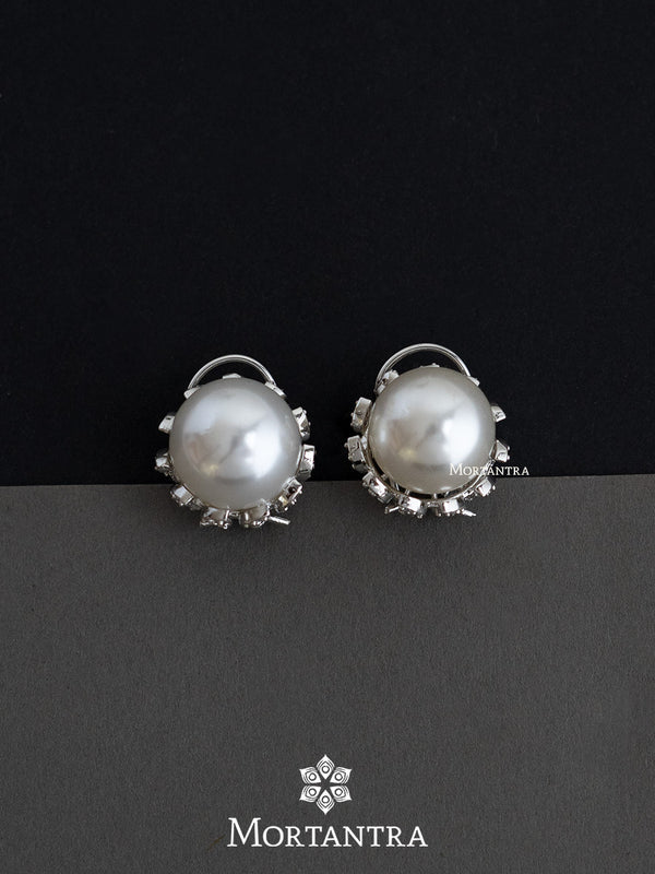 CZEAR483 - Faux Diamond Earrings