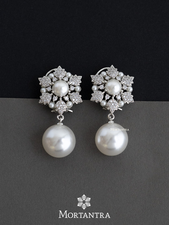 CZEAR485 - Faux Diamond Earrings