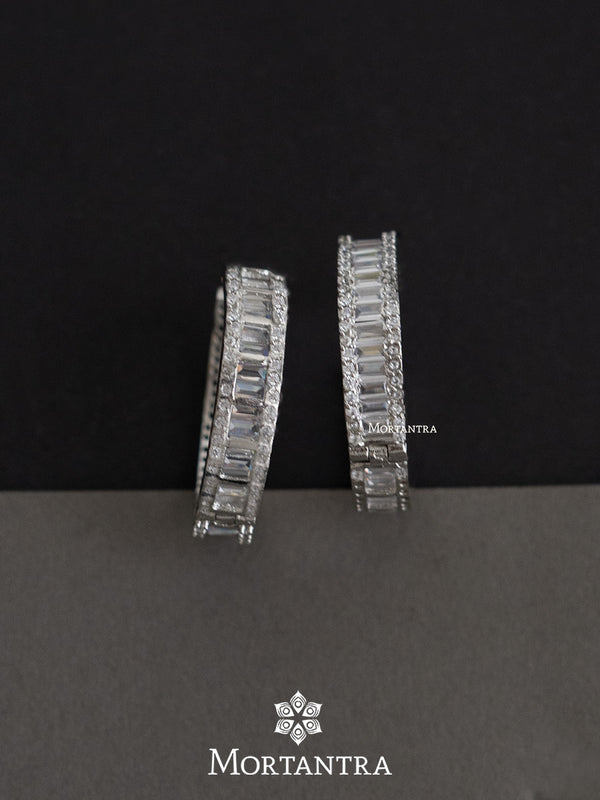 CZEAR487 - Faux Diamond Earrings