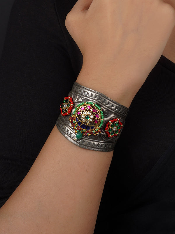 EK-BRAC38A - Multicolor Tribal Bangles