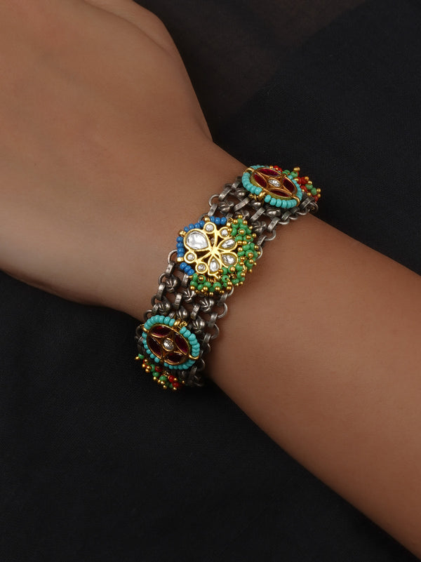 Pink Color Tribal Bracelet (1 Piece) - EK-BRAC67