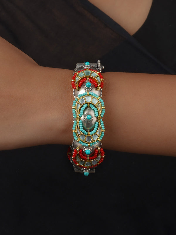 Multicolor Tribal Bangle (1 Piece) - EK-SFBANGLE80