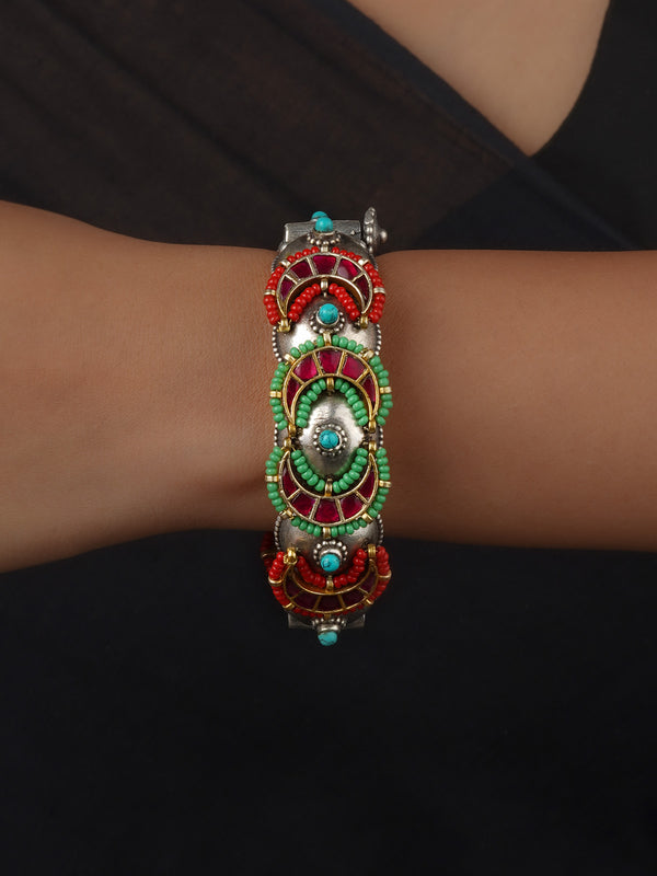 Multicolor Tribal Bangle (1 Piece) - EK-SFBANGLE80