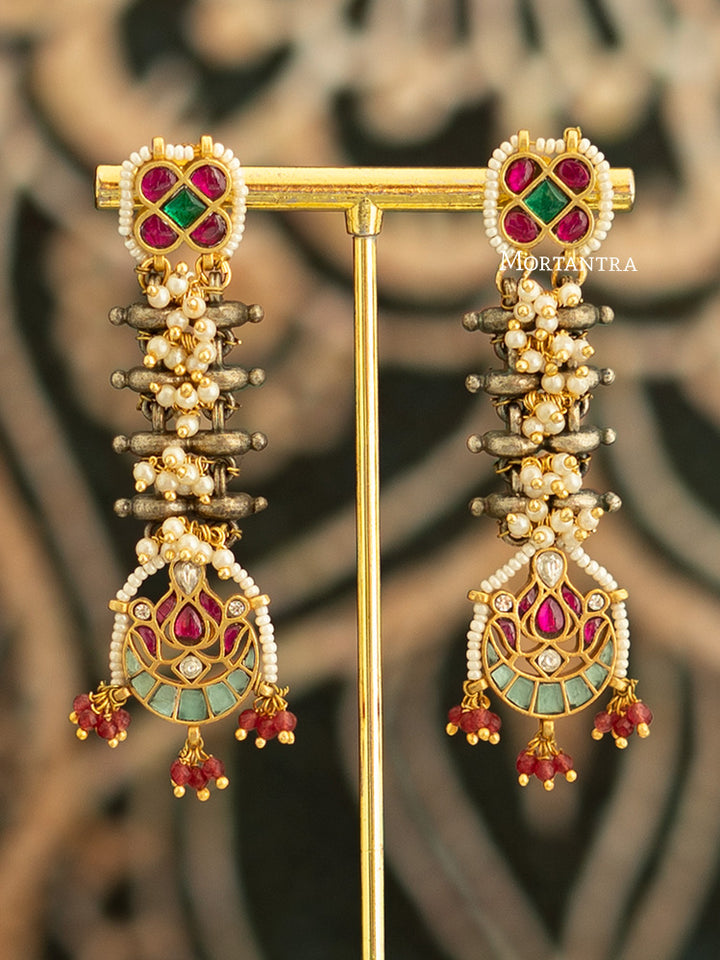 EK-SFEAR286 - Tribal Earrings