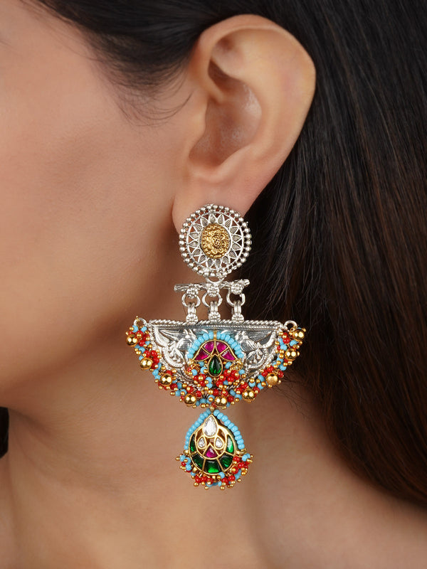 Multicolor Tribal Earrings - EK-SFEAR322