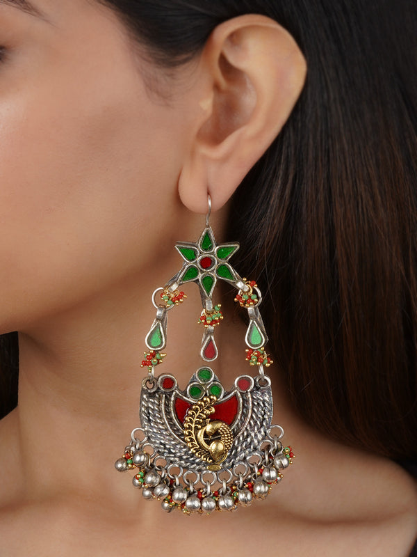 Multicolor Tribal Earrings - EK-SFEAR371