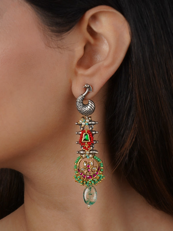 Multicolor Tribal Earrings - EK-SFEAR413M