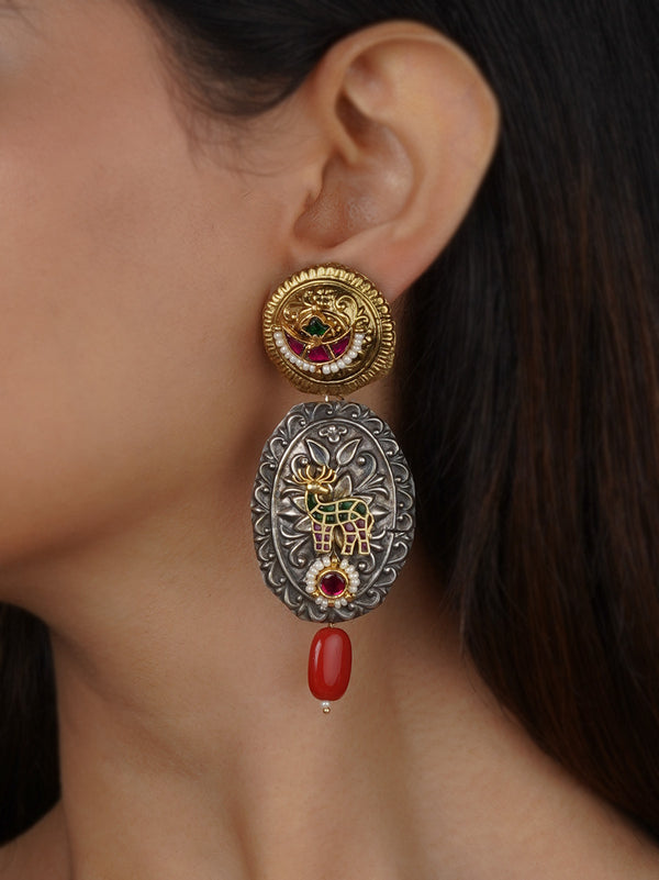 Multicolor Tribal Earrings - EK-SFEAR419M