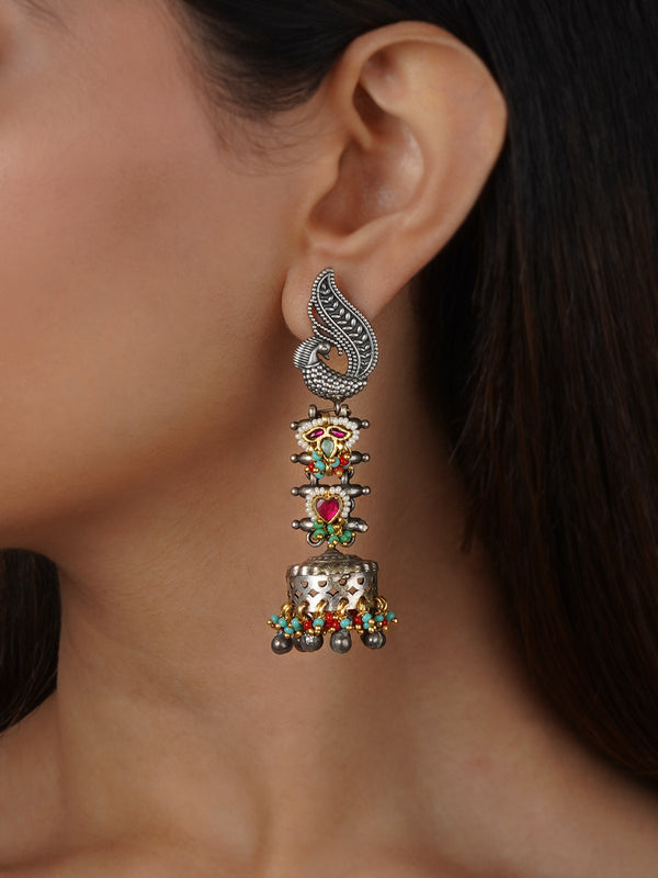 Multicolor Tribal Earrings - EK-SFEAR425M