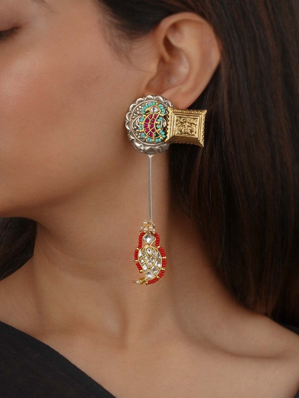 Multicolor Tribal Earrings - EK-SFEAR448