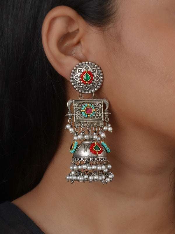 Multicolor Tribal Earrings - EK-SFEAR475B
