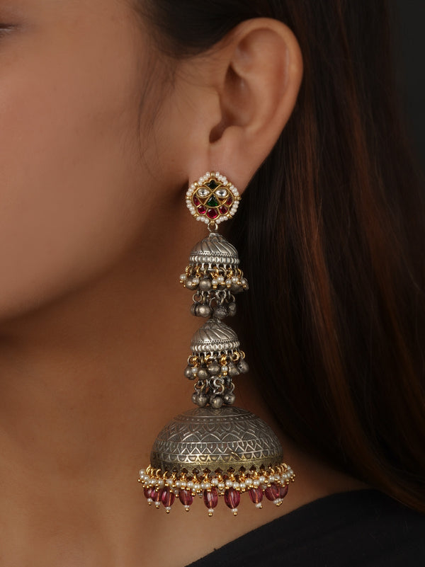 Multicolor Tribal Earrings - EK-SFEAR479