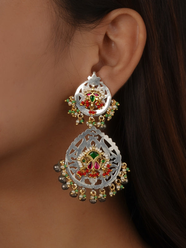 Multicolor Tribal Earrings - EK-SFEAR498M