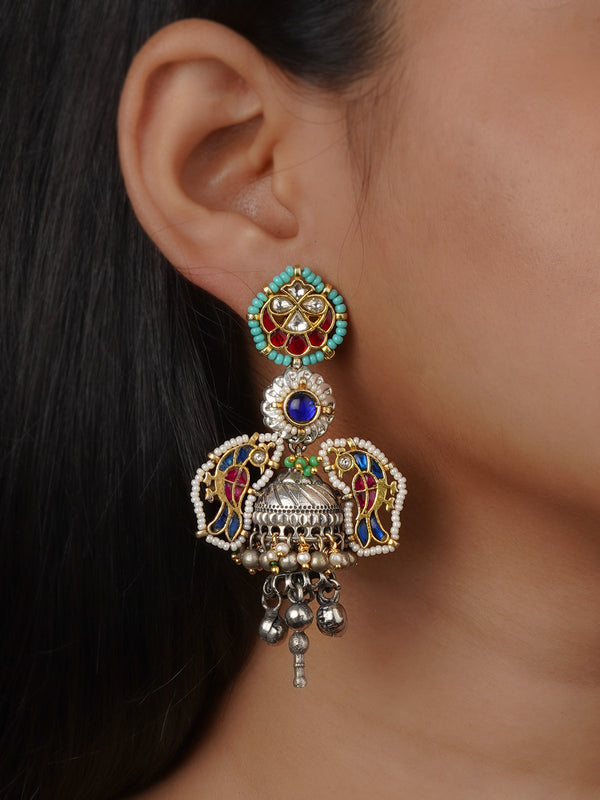 Multicolor Tribal Earrings - EK-SFEAR505M