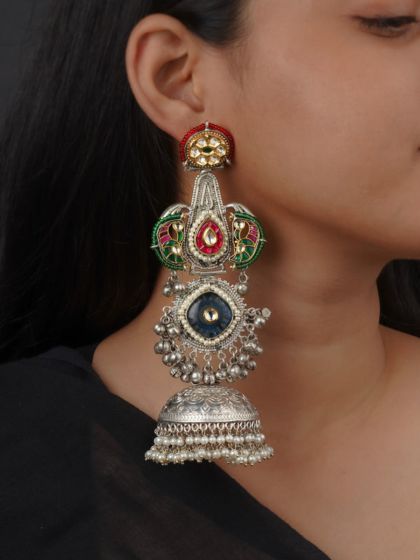 Multicolor Tribal Earrings - EK-SFEAR531