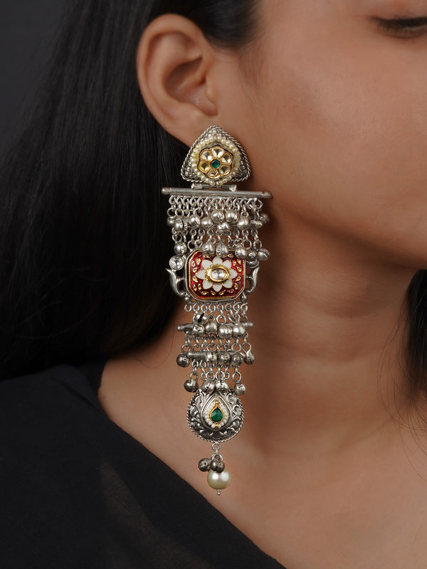 Multicolor Tribal Earrings - EK-SFEAR533