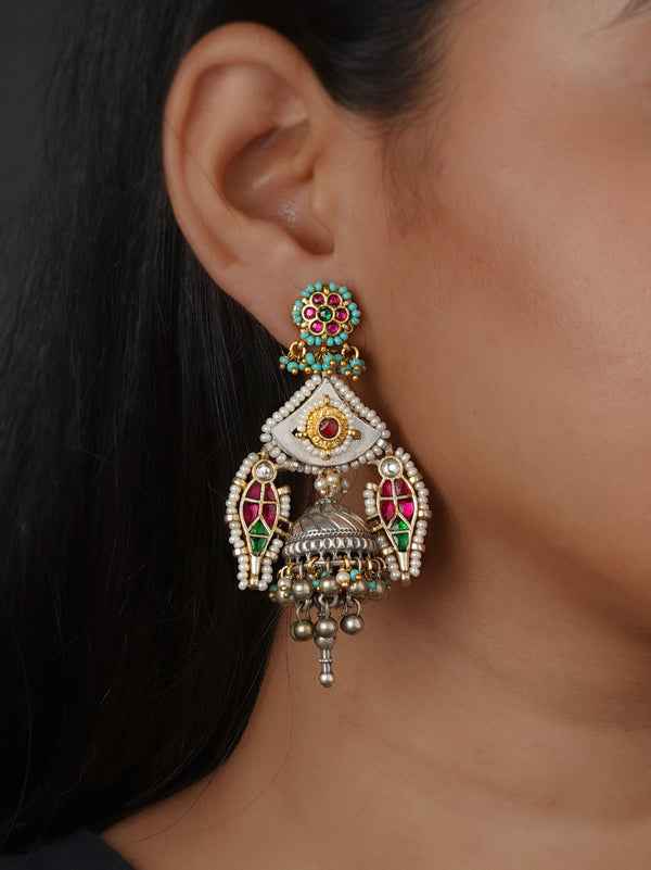 Multicolor Tribal Earrings - EK-SFEAR540M
