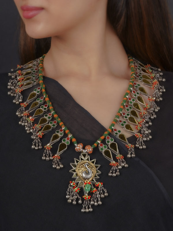 Multicolor Tribal Necklace - EK-SFNECK551A