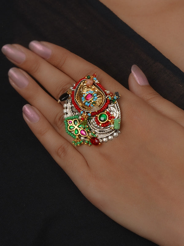 Multicolor Tribal Ring - EK-SFRNG199A