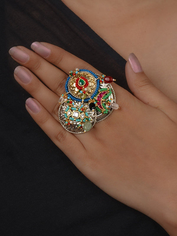 Multicolor Tribal Ring - EK-SFRNG202A