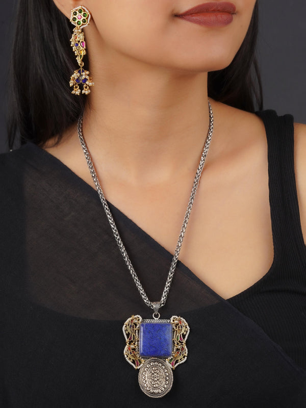 Multicolor Tribal Necklace Set - EK-SFSET214MB