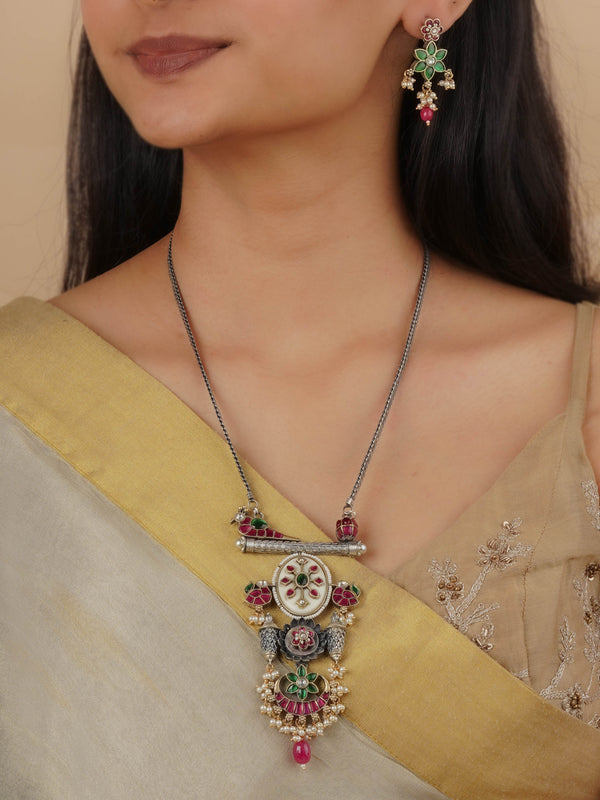 Multicolor Tribal Necklace - EK-SFNECK504A main image 0
