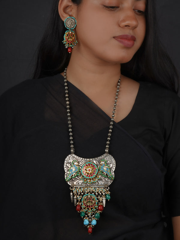 Multicolor Tribal Necklace - EK-SFSET412M