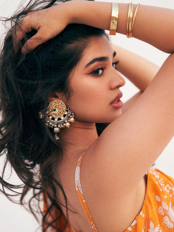 Krithi Shetty in Mortantra Earrings