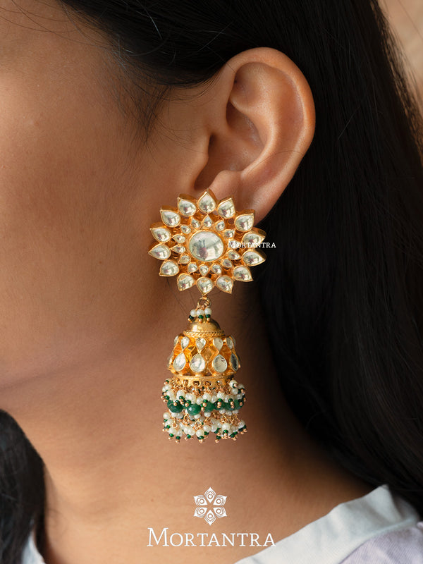 ME1027Y - Jadau Kundan Earrings