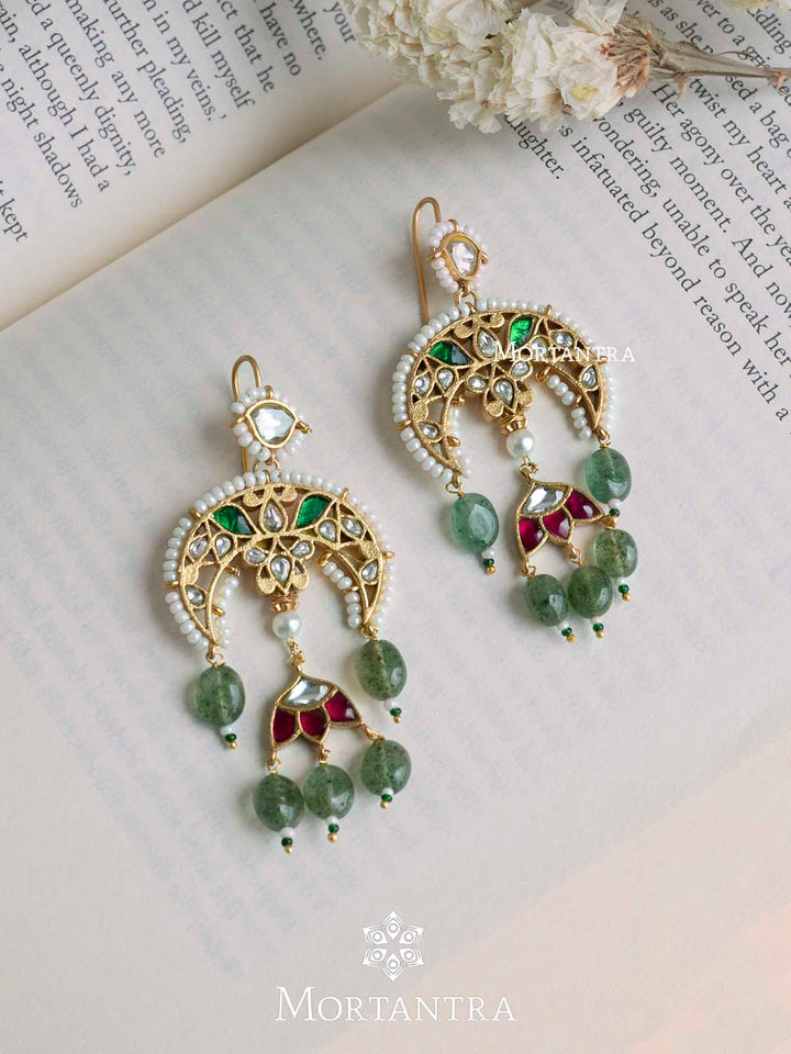 ME1044M - Jadau Kundan Earrings