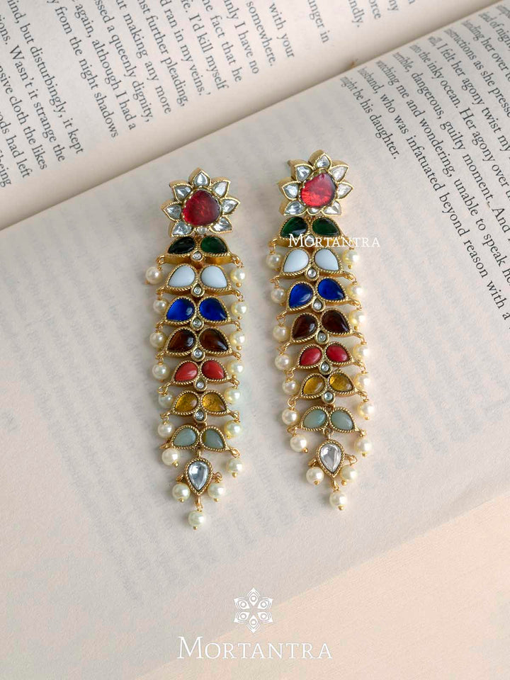 ME1077N - Jadau Kundan Earrings