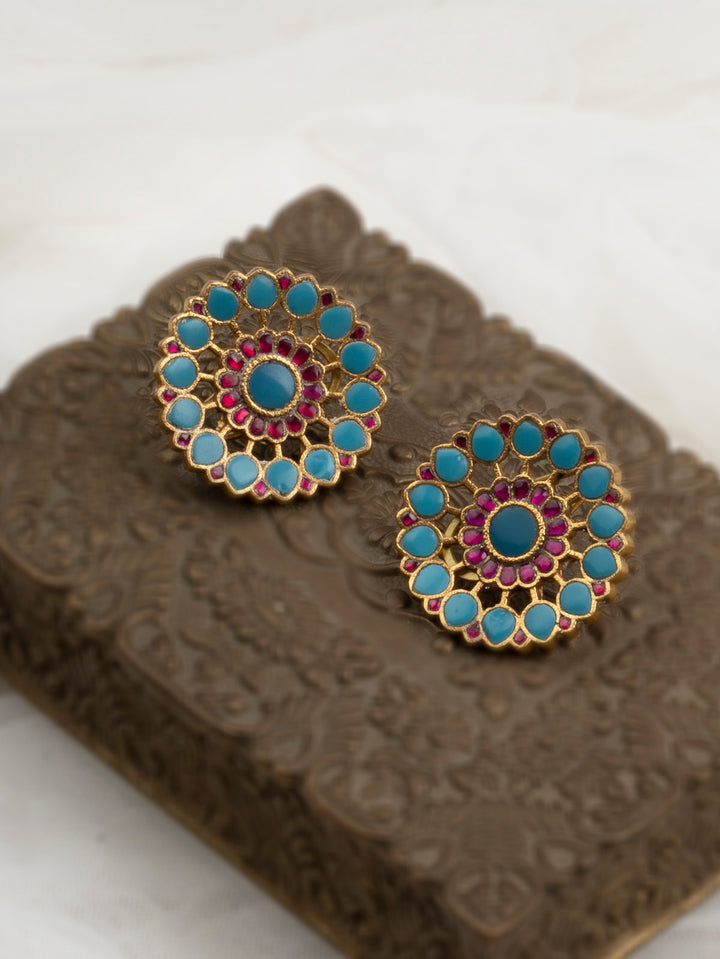 ME1163FP - Jadau Kundan Earrings